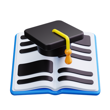 Graduation Book  3D Icon