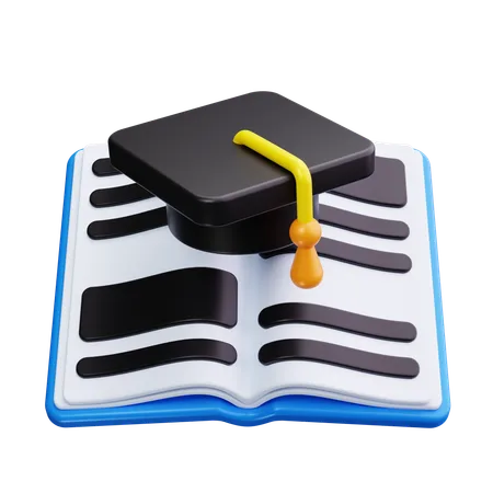 Graduation Book  3D Icon