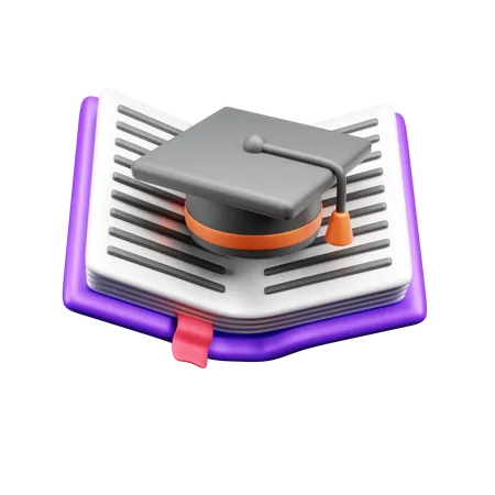 Graduation Book  3D Icon