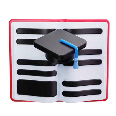 Graduation Book  3D Icon