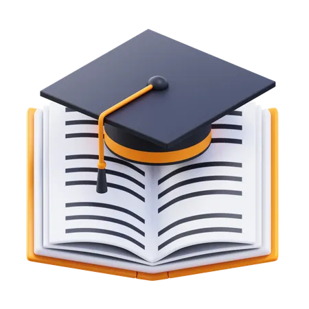 Graduation Book  3D Icon