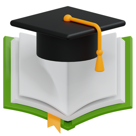 Graduation Book  3D Icon