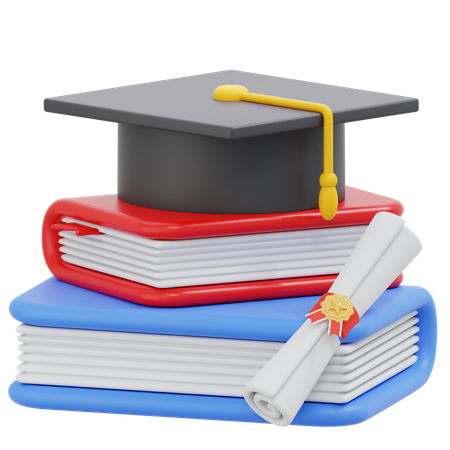 Graduation Book  3D Icon