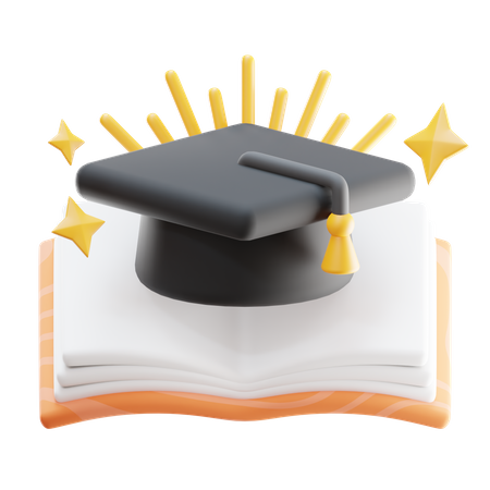 Graduation Book  3D Icon