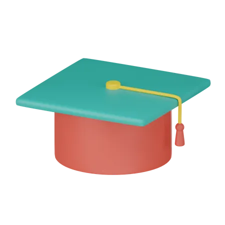 Graduation Cap 3 D Illustration 3D Icon