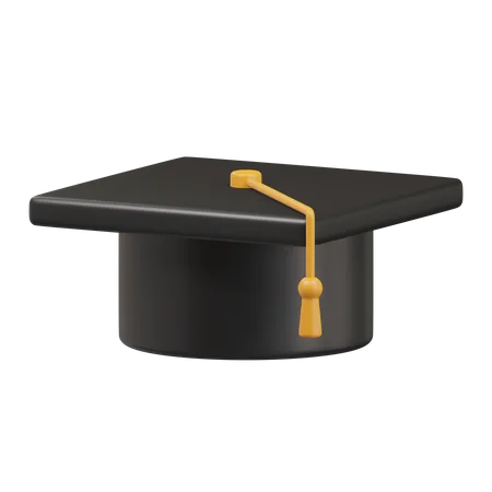 Graduation Cap 3 D Illustration 3D Icon