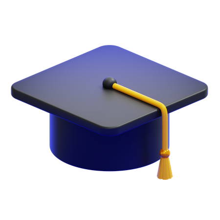 Graduation Cap  3D Icon