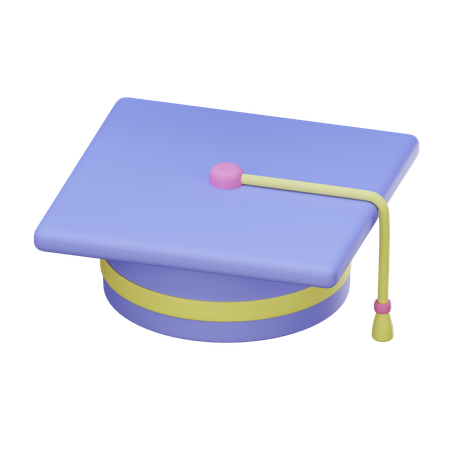 Graduation Cap  3D Icon