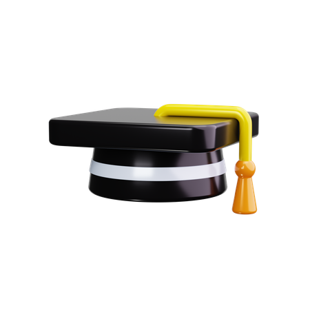 졸업 모자  3D Icon