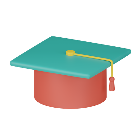 Graduation Cap  3D Icon