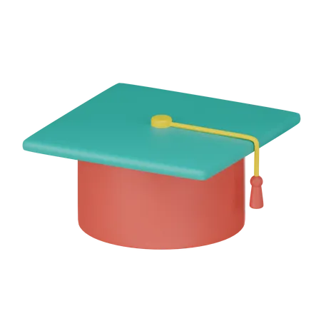 Graduation Cap  3D Icon