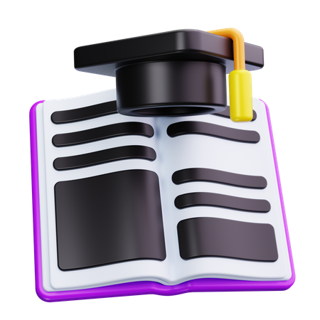 Graduation Cap  3D Icon