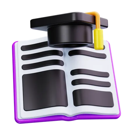 Graduation Cap  3D Icon