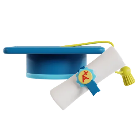 Graduation Cap  3D Icon