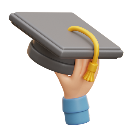 Graduation Cap  3D Icon