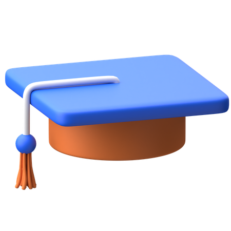 Graduation Cap  3D Icon