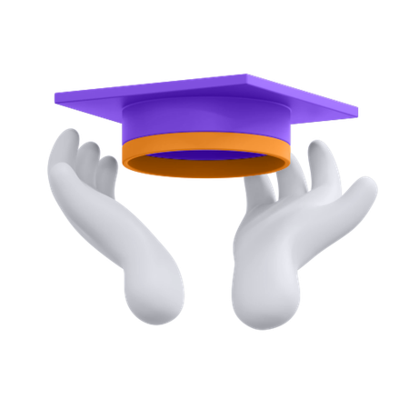 Graduation Cap  3D Icon