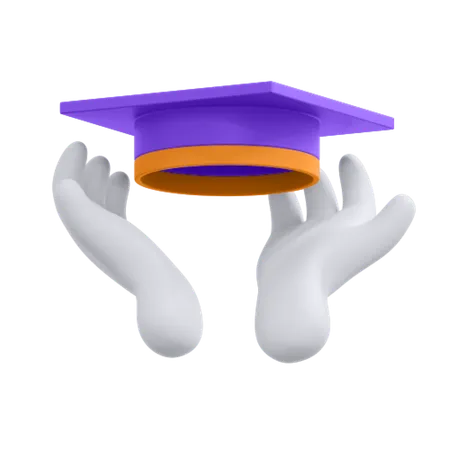 Graduation Cap  3D Icon