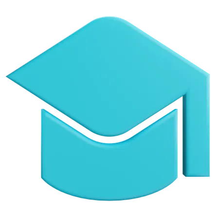 Graduation Cap  3D Icon