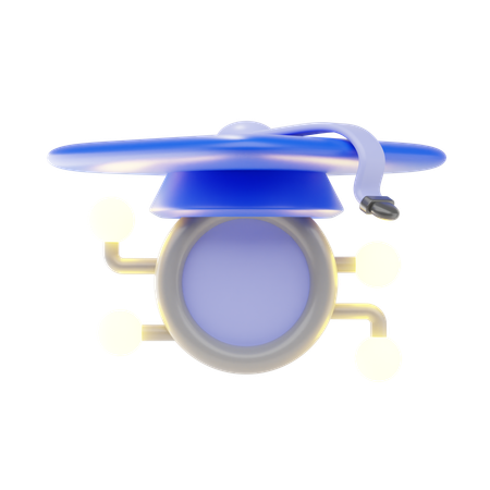 Graduation Cap  3D Icon
