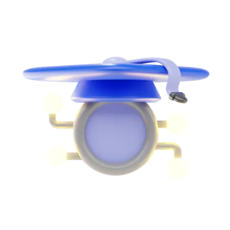 Graduation Cap  3D Icon