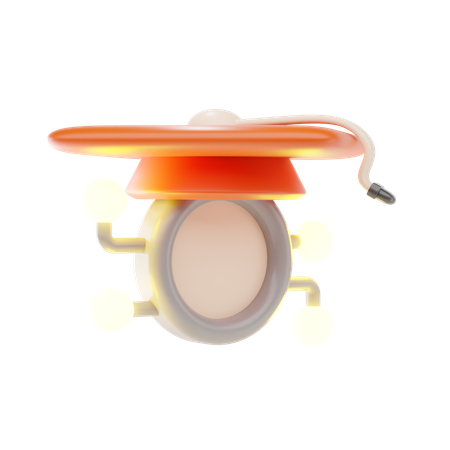 Graduation Cap  3D Icon