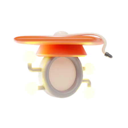 Graduation Cap  3D Icon