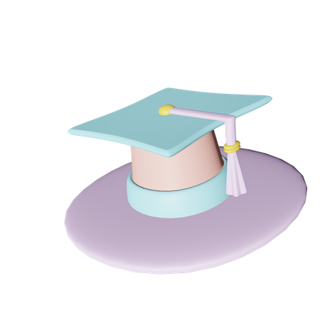 Graduation Cap  3D Icon