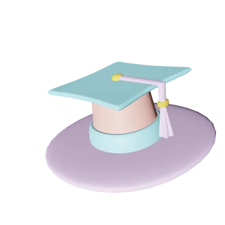 Graduation Cap  3D Icon