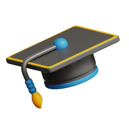 Graduation Cap  3D Icon