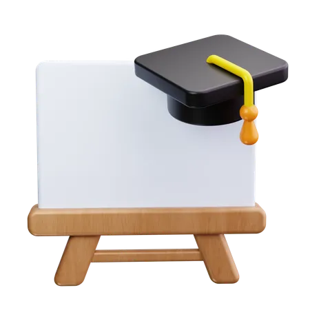 Graduation Cap  3D Icon