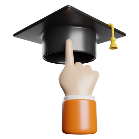 Graduation Cap  3D Icon