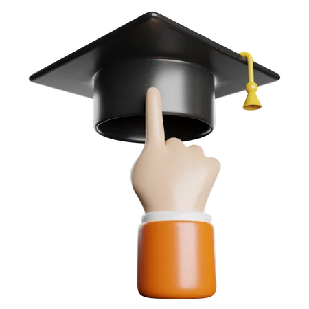 Graduation Cap  3D Icon