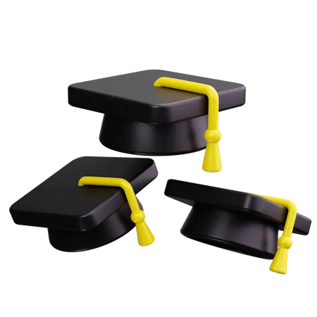 Graduation cap  3D Icon