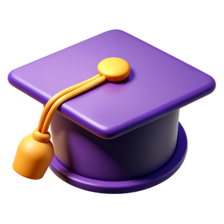 Graduation Cap  3D Icon