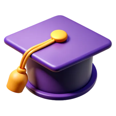 Graduation Cap  3D Icon