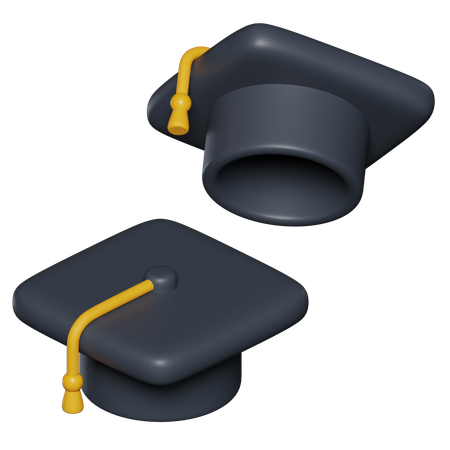 Graduation Cap  3D Icon