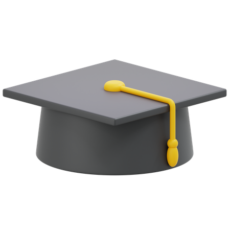 Graduation Cap  3D Icon