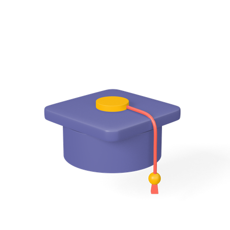 Graduation Cap  3D Icon