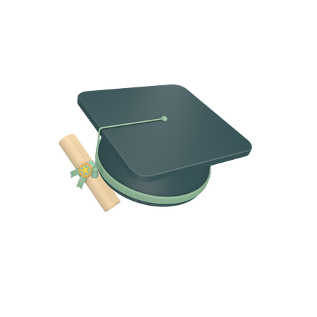 Graduation Cap  3D Icon