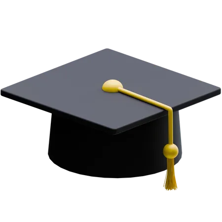 Graduation Cap  3D Icon