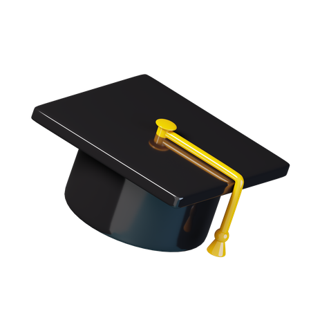 Graduation Cap  3D Icon