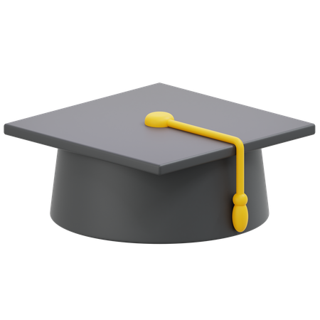 Graduation Cap  3D Icon