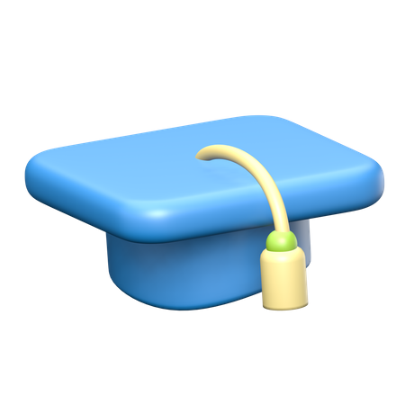 Graduation cap  3D Illustration