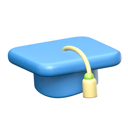 Graduation cap  3D Illustration