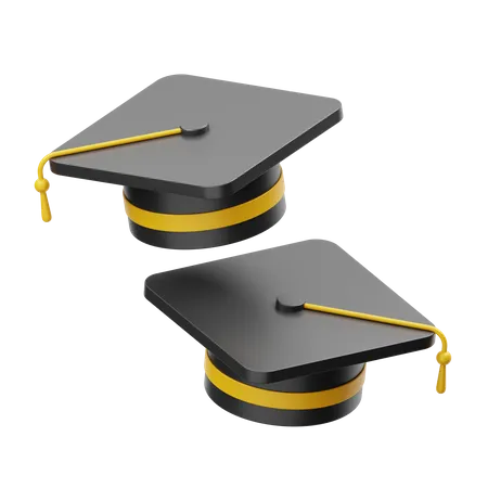 Graduation Cap  3D Illustration