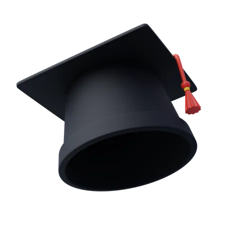 3 D Icon Of Graduate Cap Student And Education Concept 3D Icon