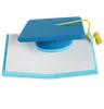 Graduation Cap And Book