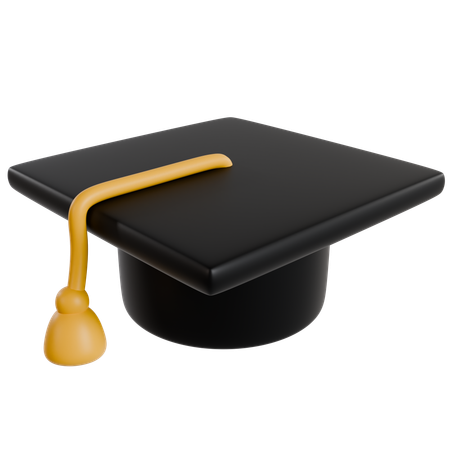 Graduation Cap Icon  3D Icon