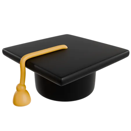 Graduation Cap Icon  3D Icon